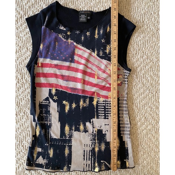 BCBG American Flag Muscle Tee - XS - Picture 6 of 6